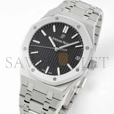 AUDEMARS PIGUET ROYAL OAK 41MM STEEL BLACK DIAL WATCH 15500ST.OO.1220ST.03